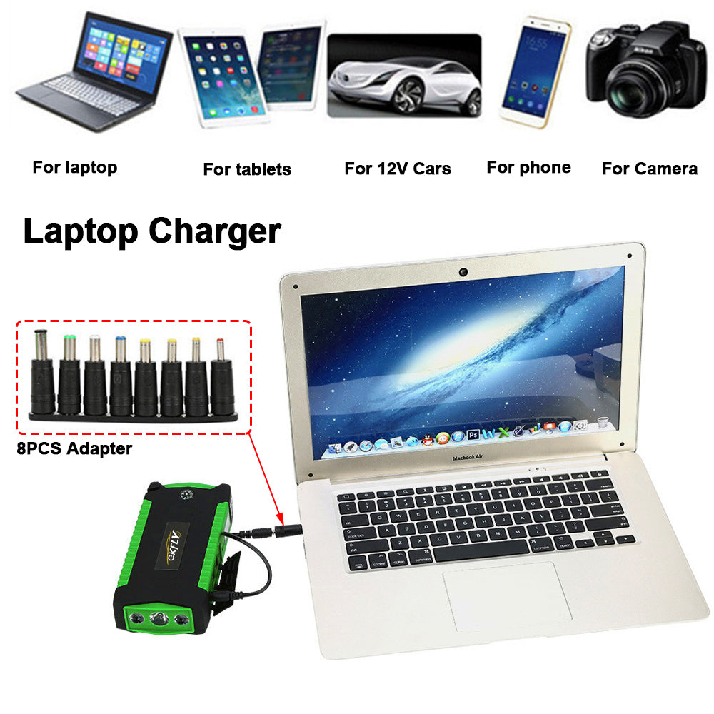 GKFLY 3000A Car Jump Starter Portable Power Bank Emergency Car Battery Booster Starting Device For Cars