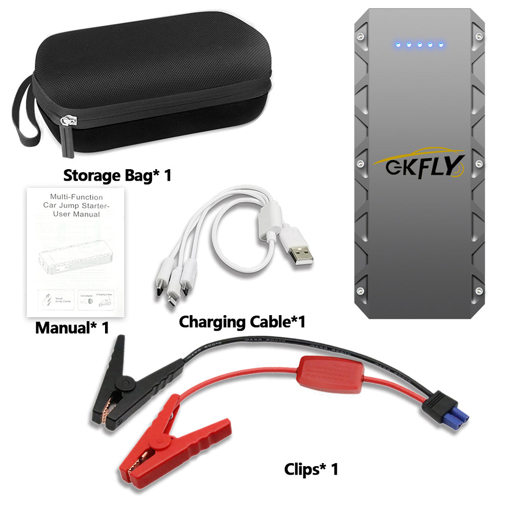 GKFLY XMEMAX 6000A Автомобильный пусковой пусковой агрегат Аварийно-спасательный источник питания 